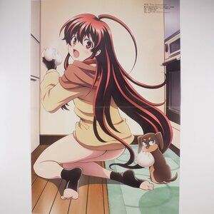 Anime girls Japanese illustration folded vintage poster NEW 058